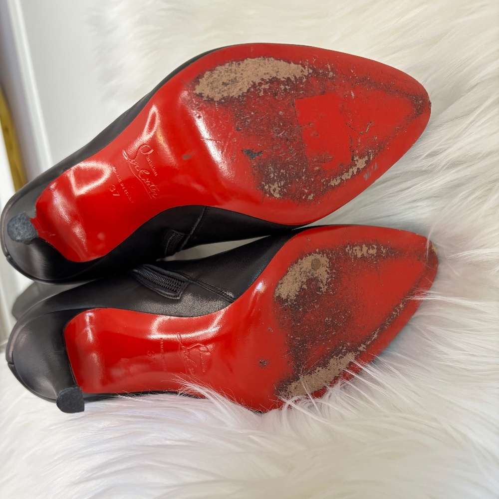 Christian Louboutin Kate Botta 85 mm Boots Black 37 - Picture 4 of 16